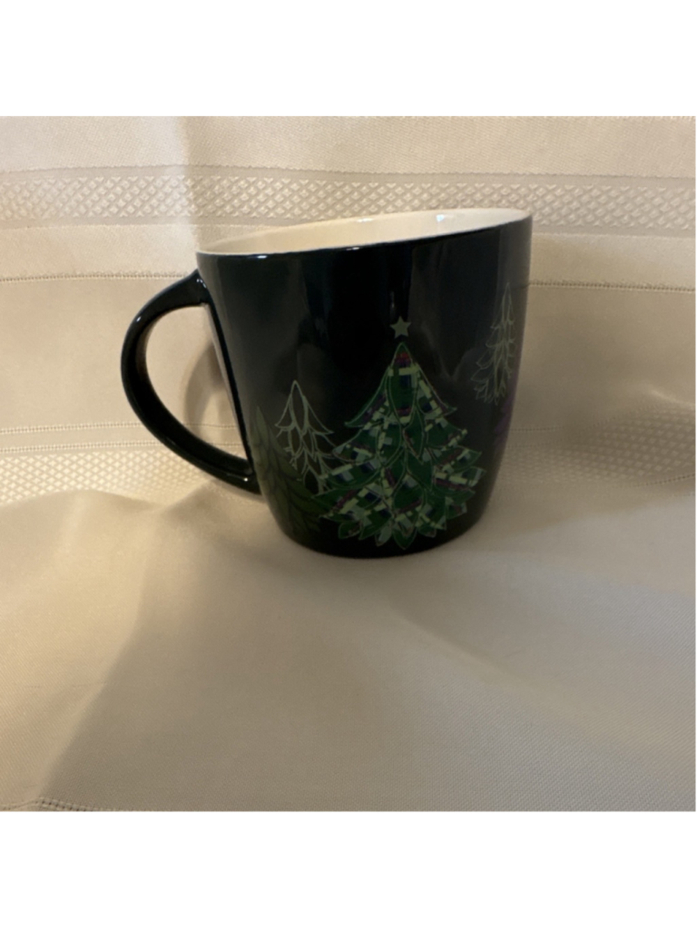 Starbucks Coffee Mug Christmas Tree Design 5 fl oz Microwave Safe - Picture 3 of 5